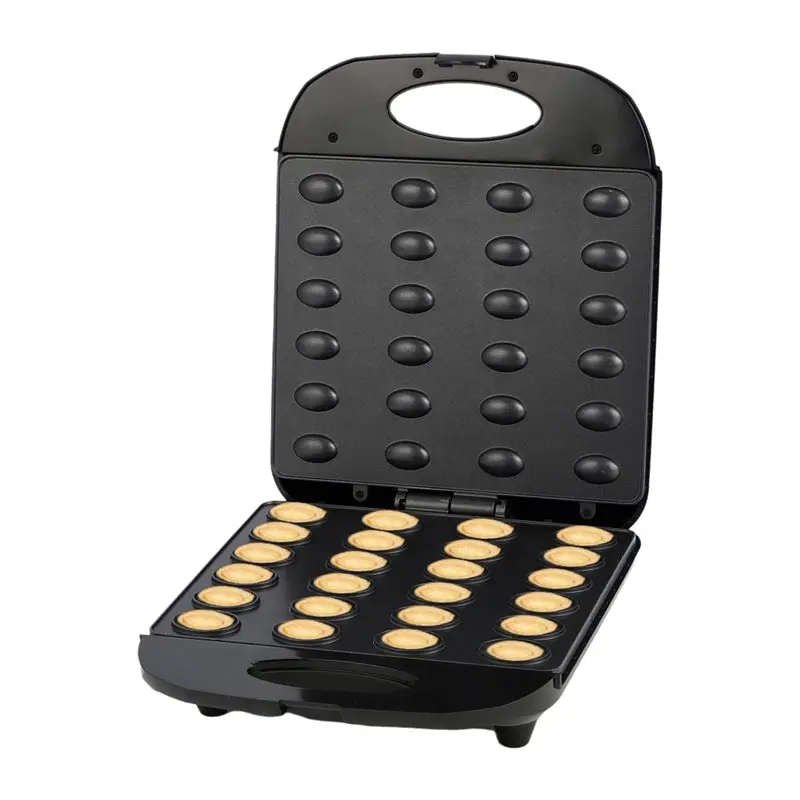 Mini Waffle Maker Machine - 호두 쿠키 제조기, 전기식 24구 케이크