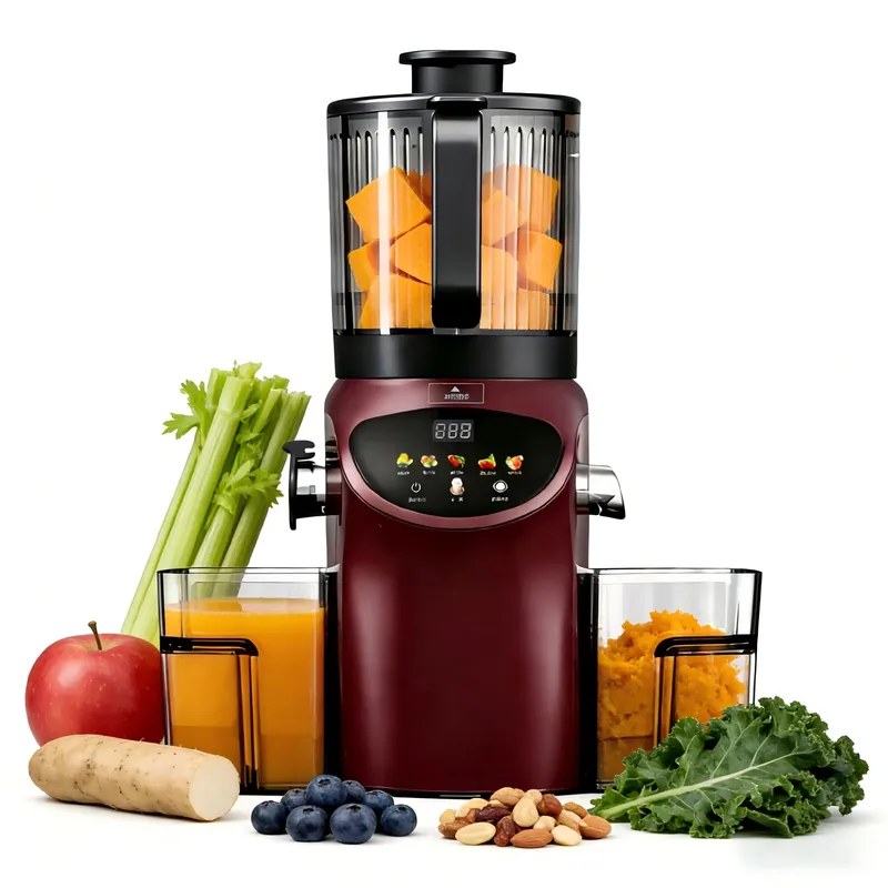 Electric Slow Juicer Cold Press - 고급형 전기식 6.30인치 초대형 투입구 냉압착