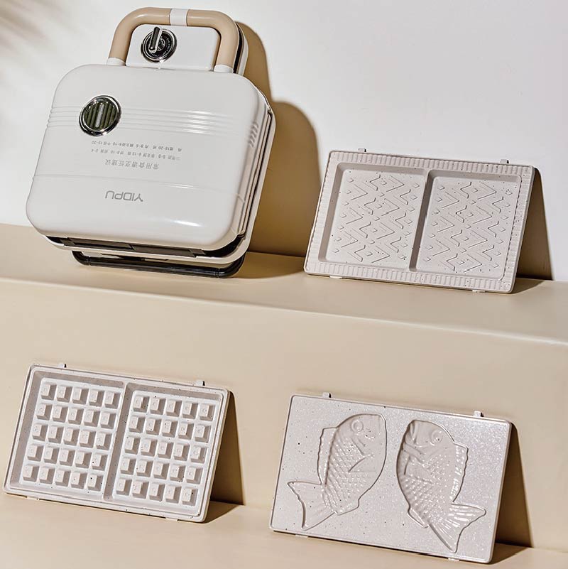Mini Waffle Maker Machine - 전기 샌드위치 메이커, 다기능 아침 식사