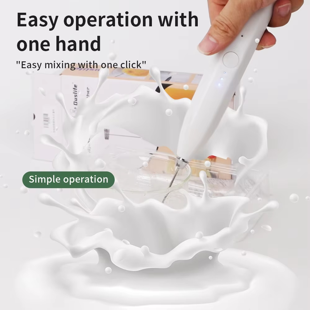 Portable Blender Usb Rechargeable - 전기 우유 거품기, 3단계 속도 조절