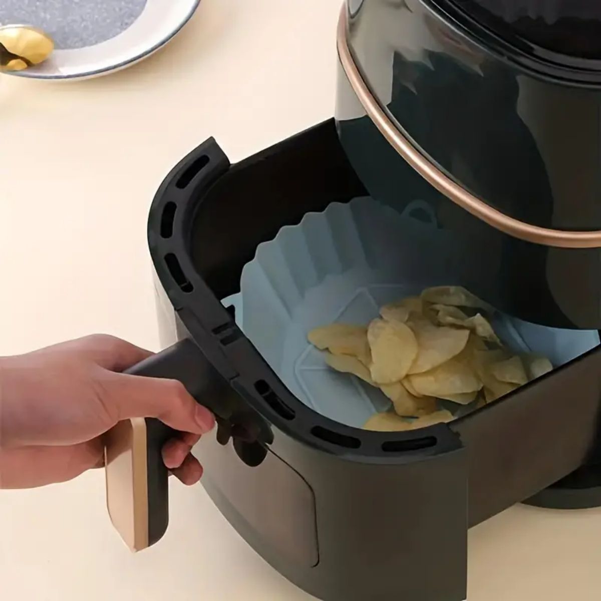 재사용 가능한 에어 프라이어 실리콘 냄비 비 스틱 베이 - Air Fryer Silicone Pot Liner 리뷰 및 가격