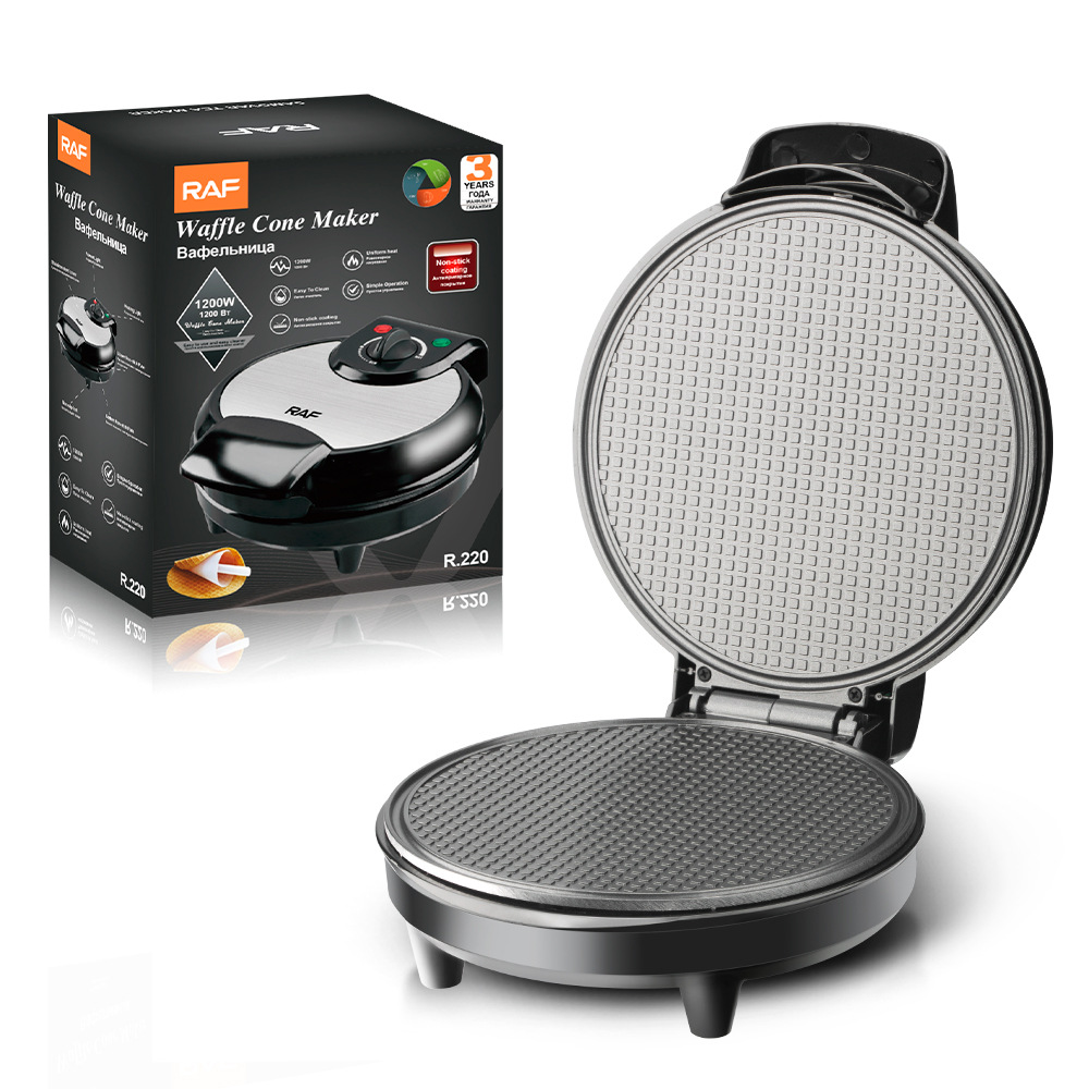 브라우닝 제어 기능이 있는 전기 와플 콘 메이커 기계, - Mini Waffle Maker Machine 리뷰 및 가격