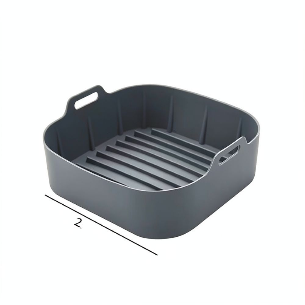 재사용 가능한 사각형 실리콘 라이너, 에어프라이어용,  - Air Fryer Silicone Pot Liner 리뷰 및 가격