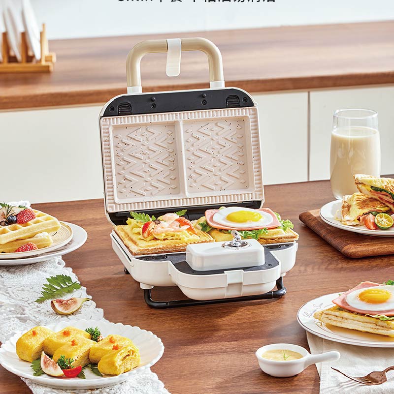 전기 샌드위치 메이커, 다기능 아침 식사 메이커, 와플 - Mini Waffle Maker Machine 리뷰 및 가격