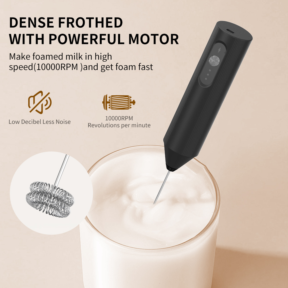 다기능 무선 충전식 휴대용 전기 우유 거품기 (사무실용 - Electric Milk Frother Handheld 리뷰 및 가격