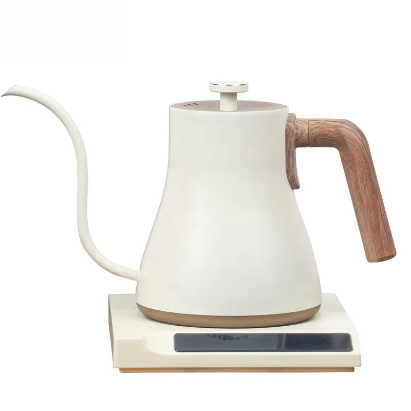 스테인리스 스틸 소재의 소형 구즈넥 전기 주전자로, 온 - Electric Kettle Temperature Control 리뷰 및 가격