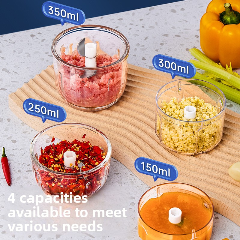 350ML 전기 고기 분쇄기 식품 크러셔 마늘 다지기  - Small Appliances 리뷰 및 가격